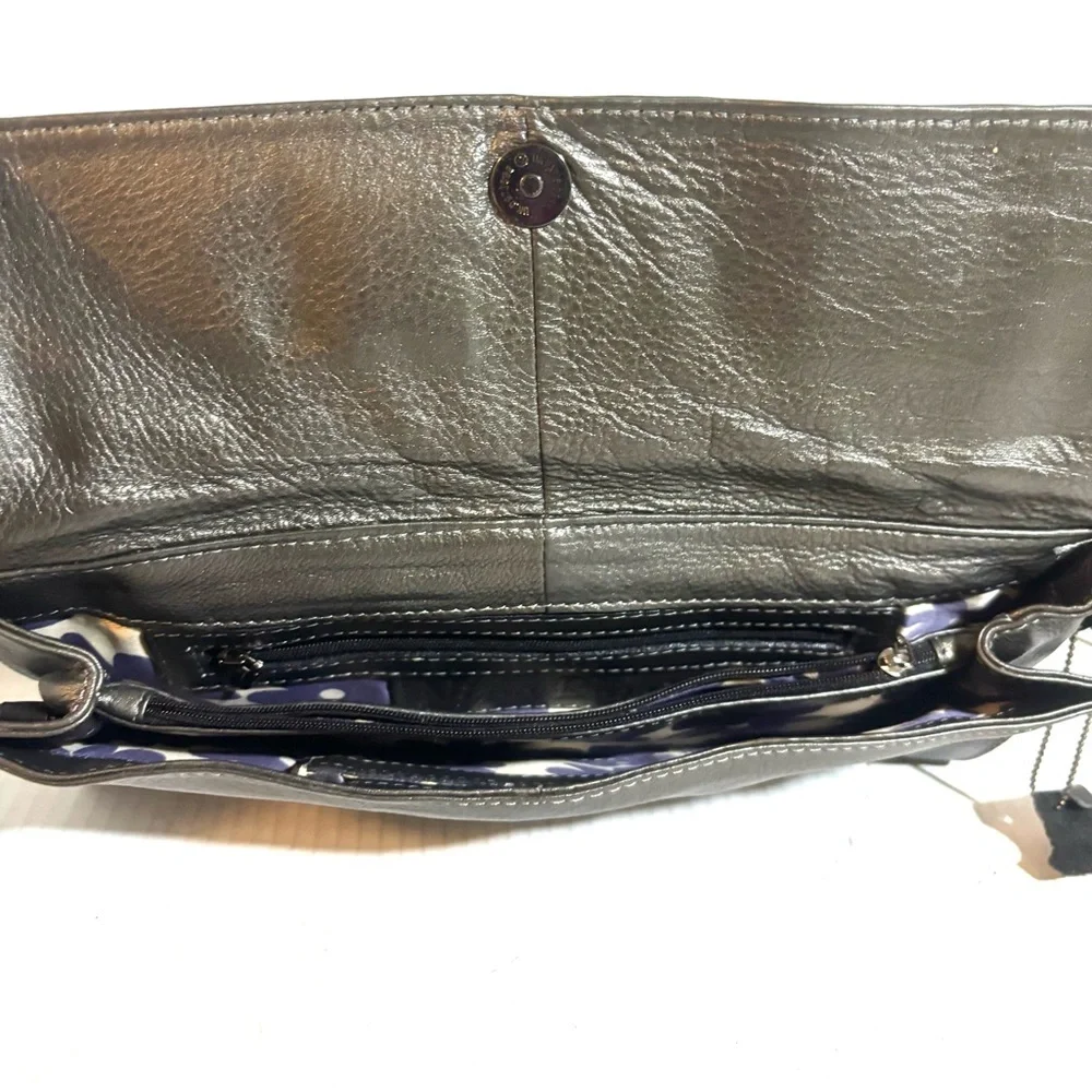 Nina bossi Elegant Black and Gray Clutch